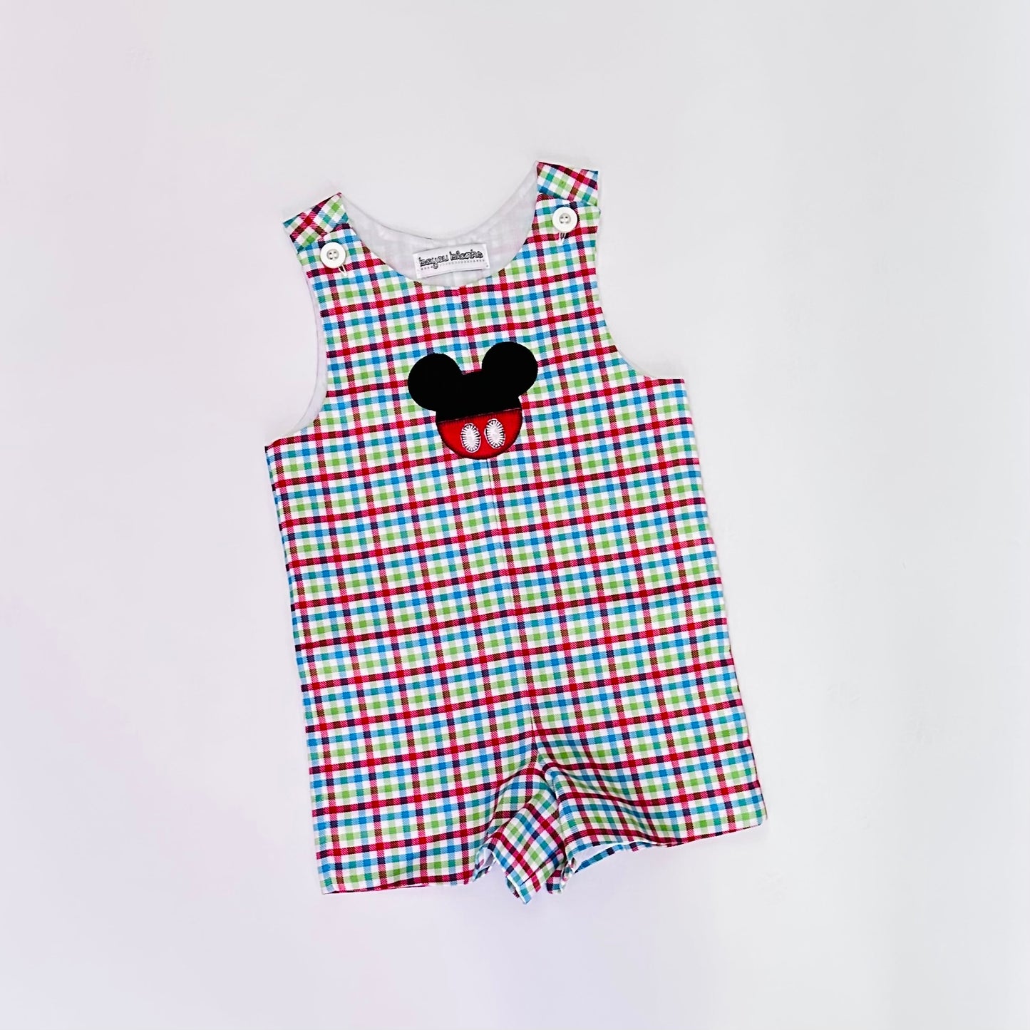 HENRY JON JON--Red Multi-Check Twill