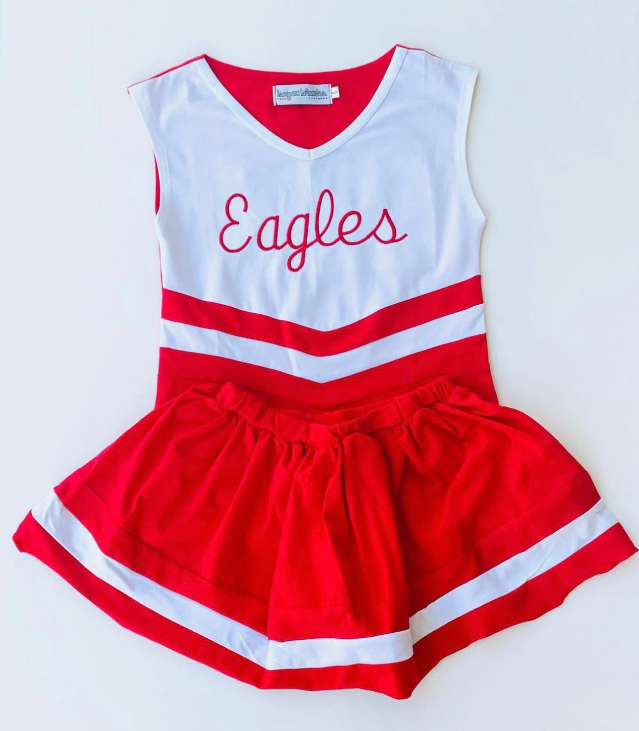 #2—Red/White Cheer Outfit