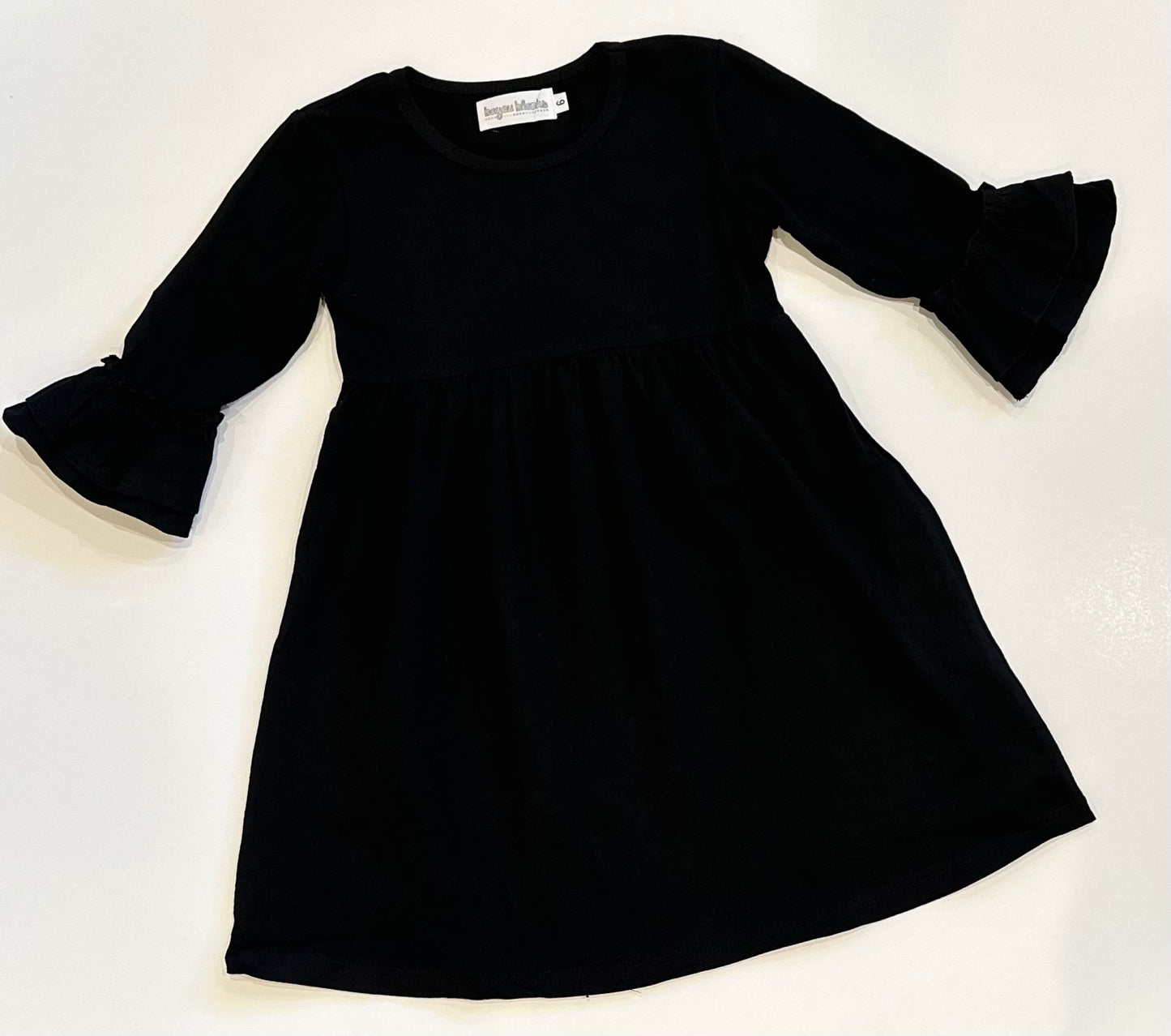 Double Ruffle Sleeve Dress