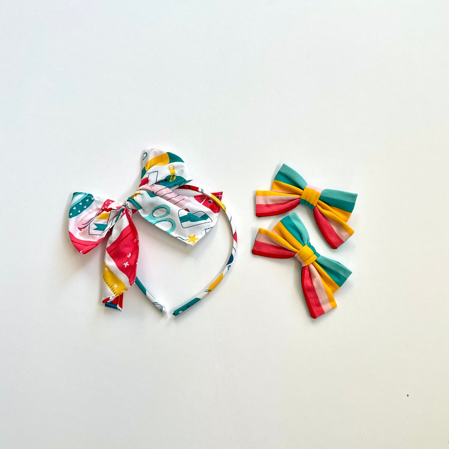 School Stripes Hair Accessories