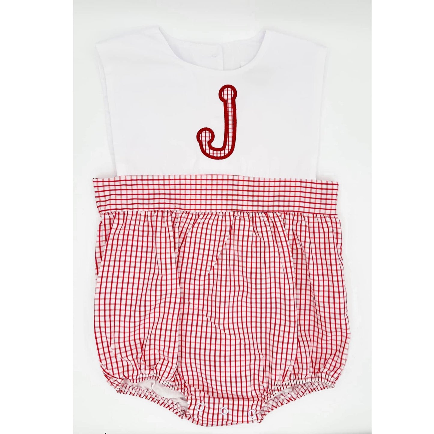 White Top Bubble - Red Windowpane