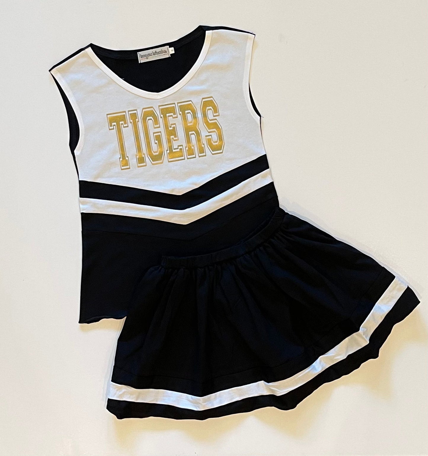 #7—Black/White Cheer Outfit