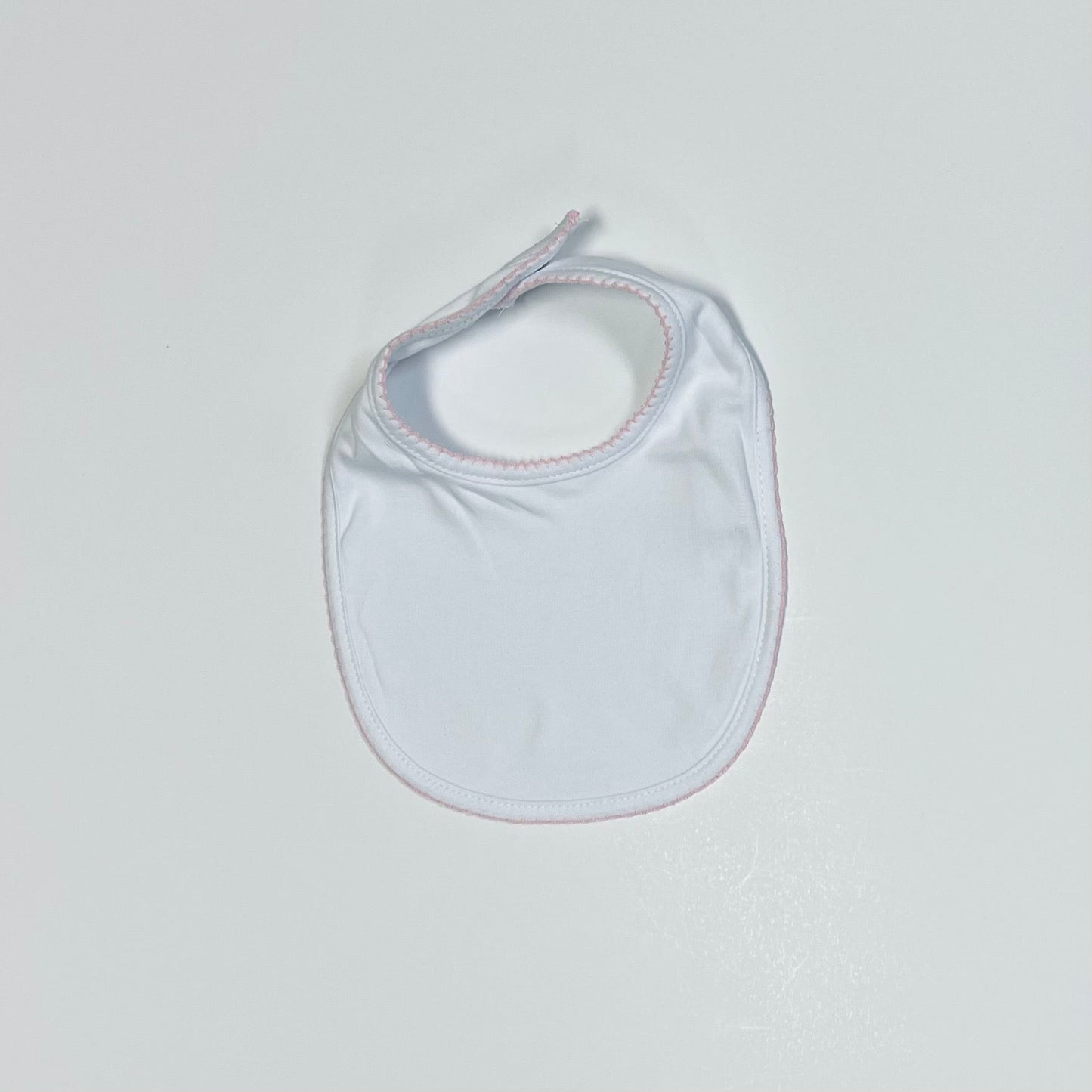 IMPERFECT Picot Trim Bib - PLEASE READ DESCRIPTION