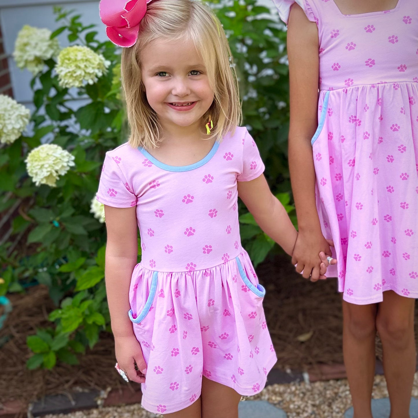 Paw Print Nora Romper