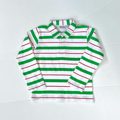 Knit Polo Shirt - Multi Stripe