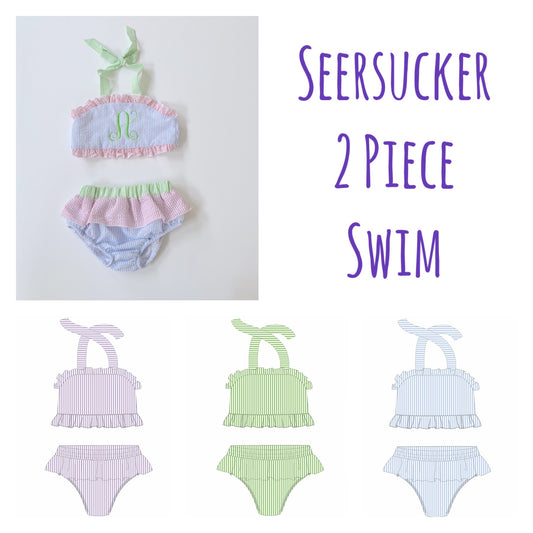 Seersucker Swim - GIRL 2PC