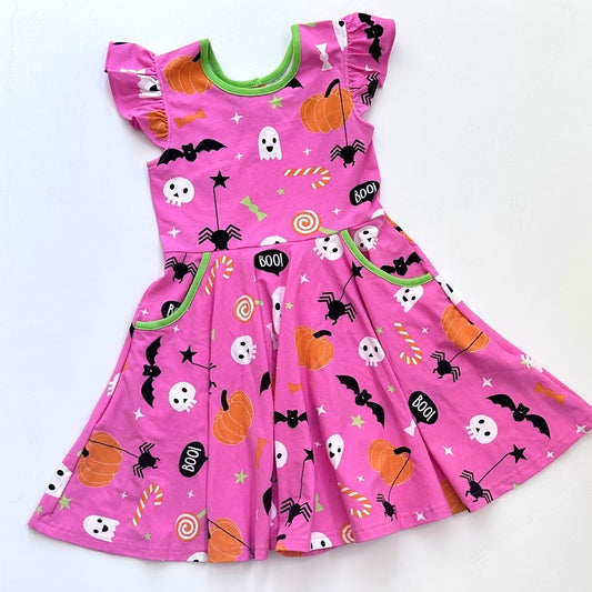 Boo! print Lucy Dress