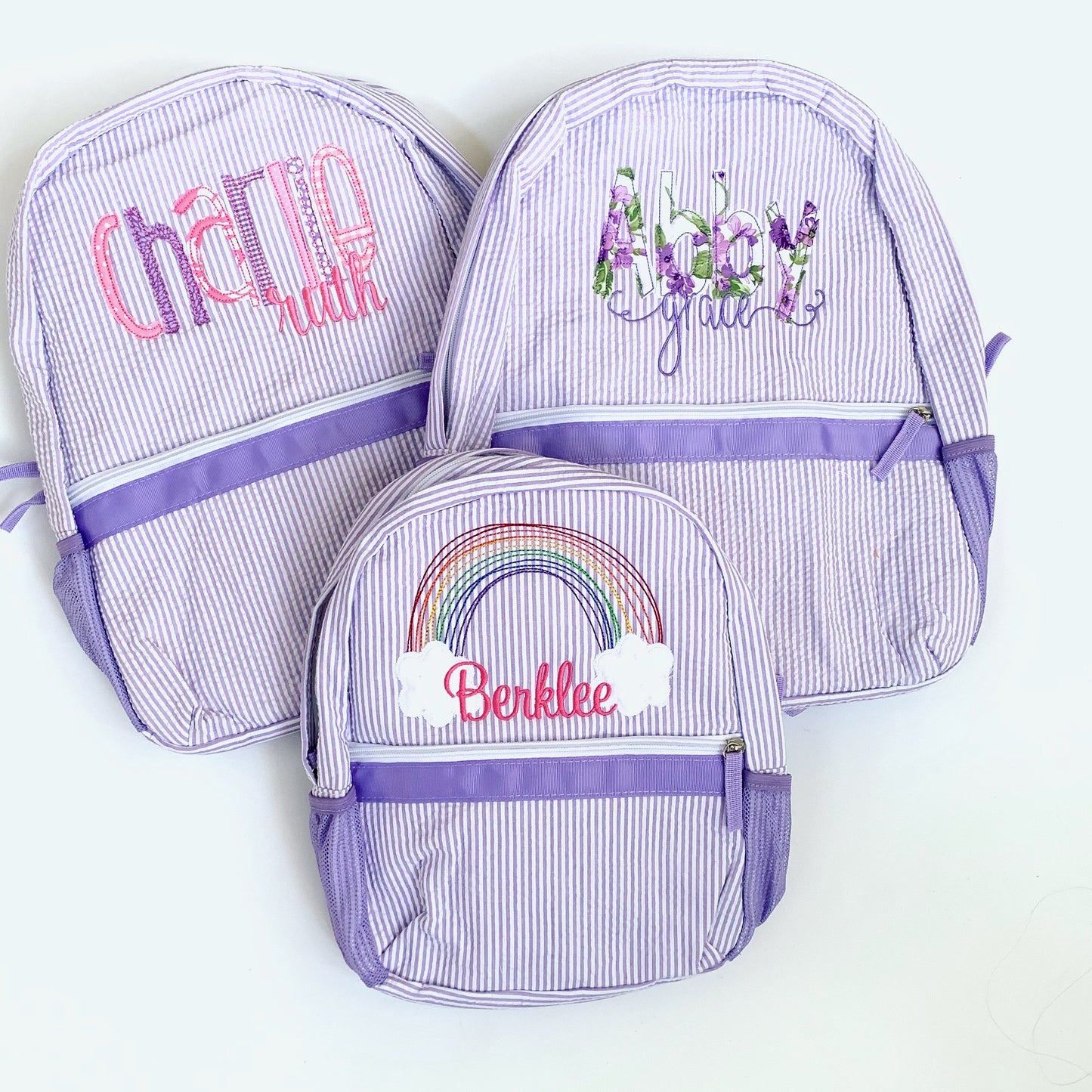 Seersucker Toddler Size Backpack