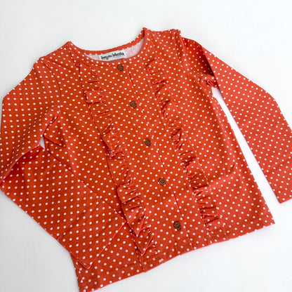 Orange Dot Olivia Leggings
