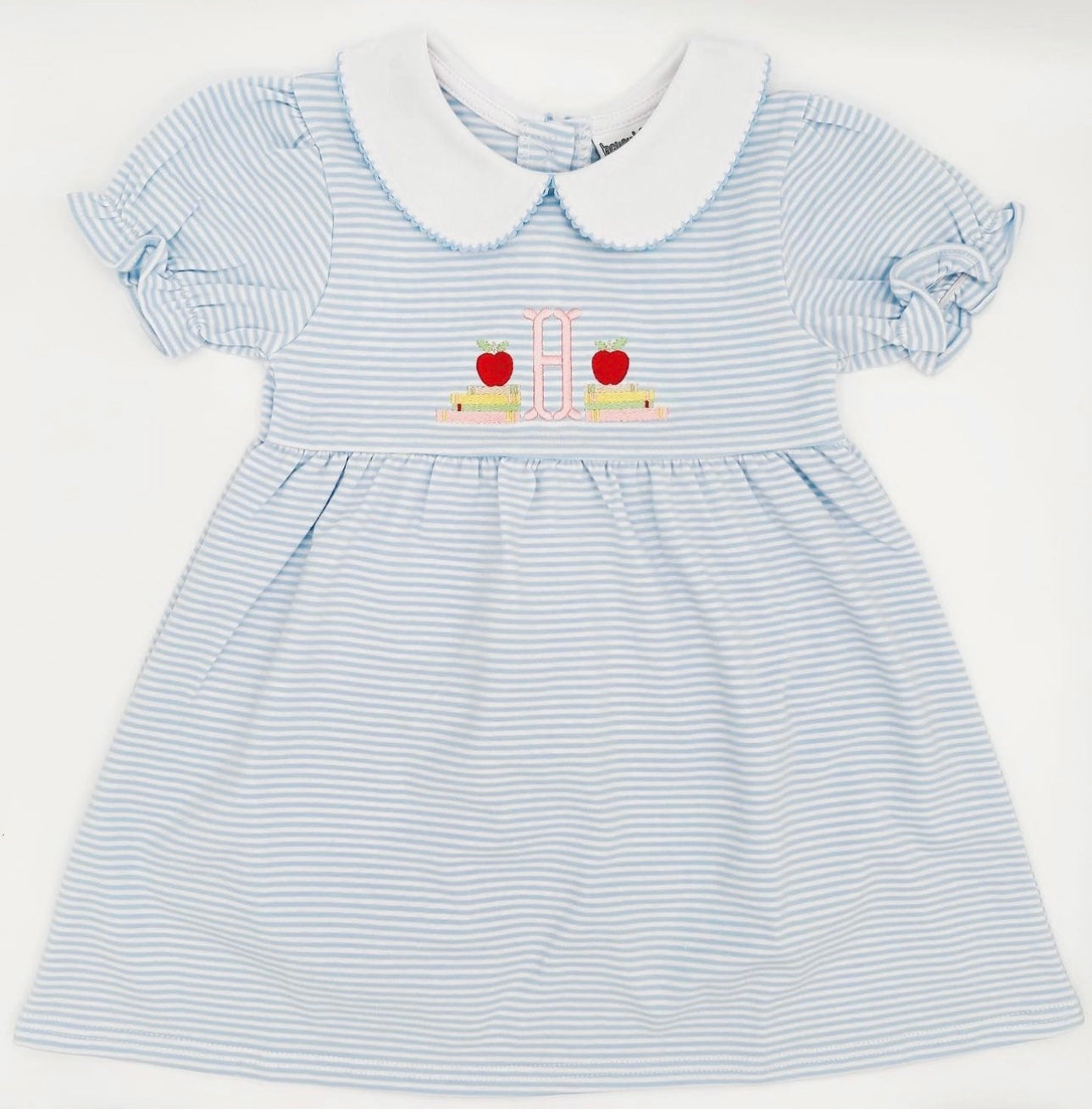 Knit Stripe Peter Pan Collar Dress