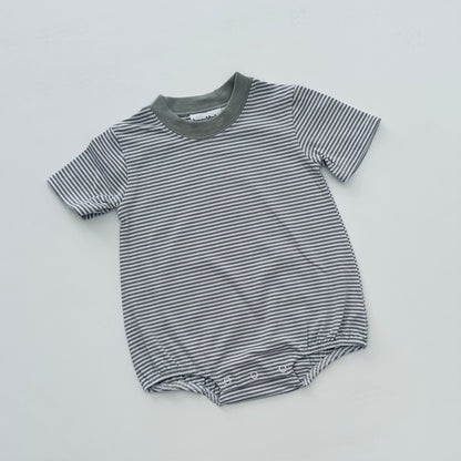 Knit Stripe Short Sleeve T-Shirt Bubble - PASTEL Colors