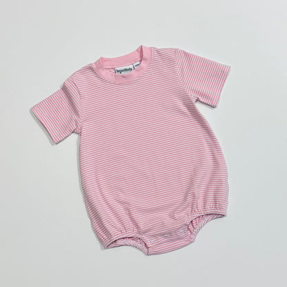Knit Stripe Short Sleeve T-Shirt Bubble - PASTEL Colors