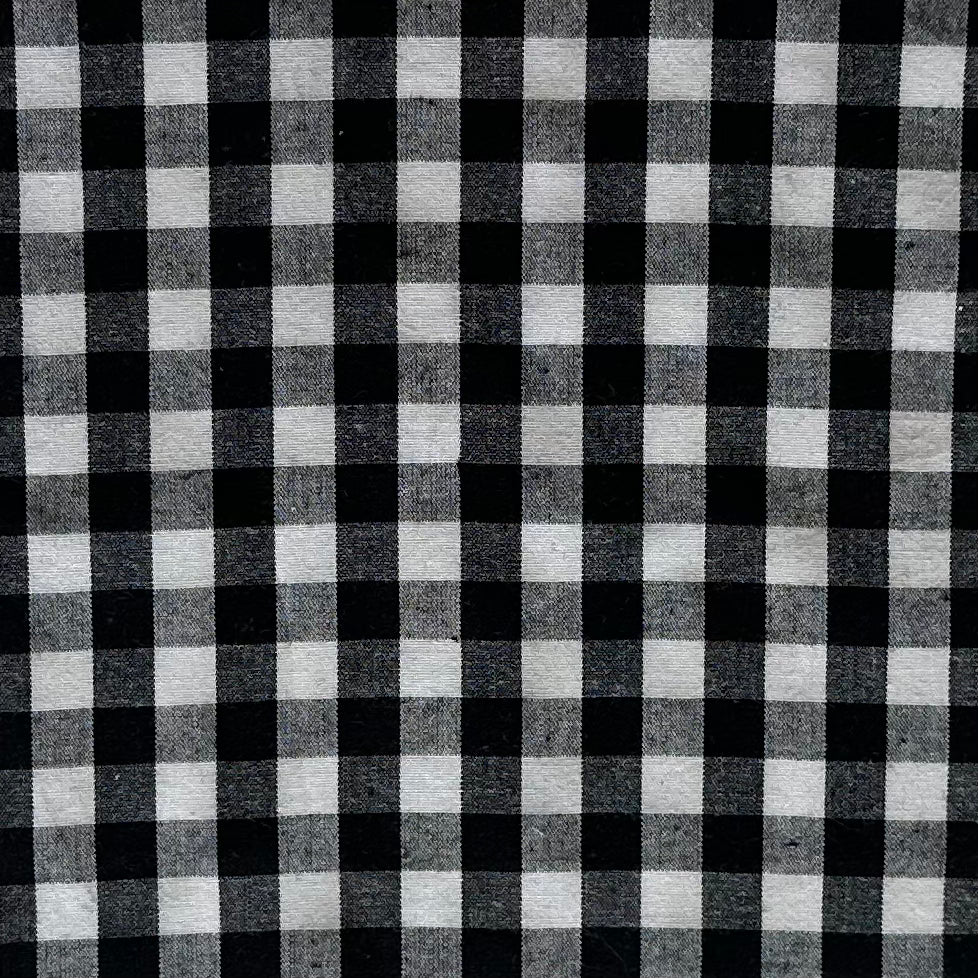 Gingham Fabric Square
