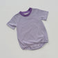 Knit Stripe Short Sleeve T-Shirt Bubble