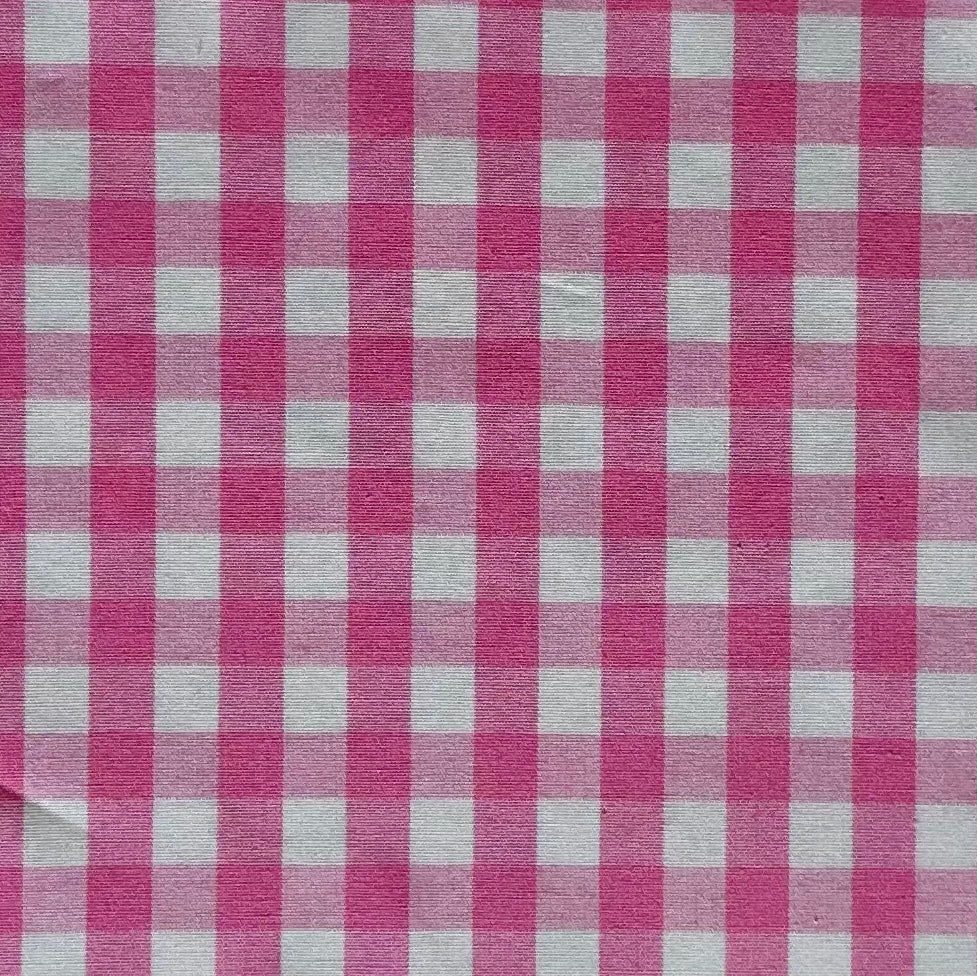 Gingham Fabric Square