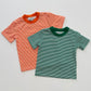 Knit Stripe Short Sleeve Shirt