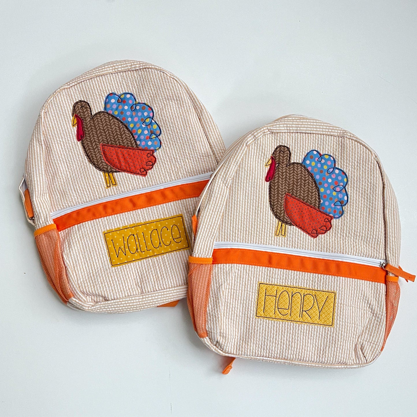 Seersucker Toddler Size Backpack