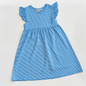 Knit Stripe Flutter Sleeve Dress