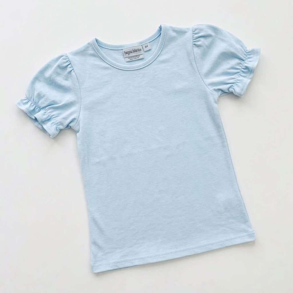 Girl Short Sleeve - Baby Blue