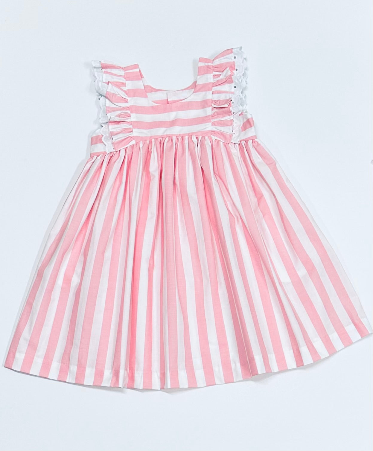 Pink & White Stripe Amelia Dress