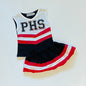 #13—Black/Red/White Cheer Outfit