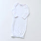 IMPERFECT Picot Trim Gown - PLEASE READ DESCRIPTION