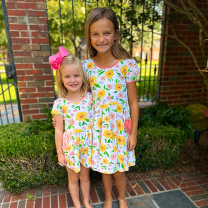 Sunflower Nora Romper – Bayou Blanks Sunflower Nora Romper – Bayou Blanks