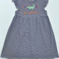 Knit Stripe Flutter Sleeve Dress