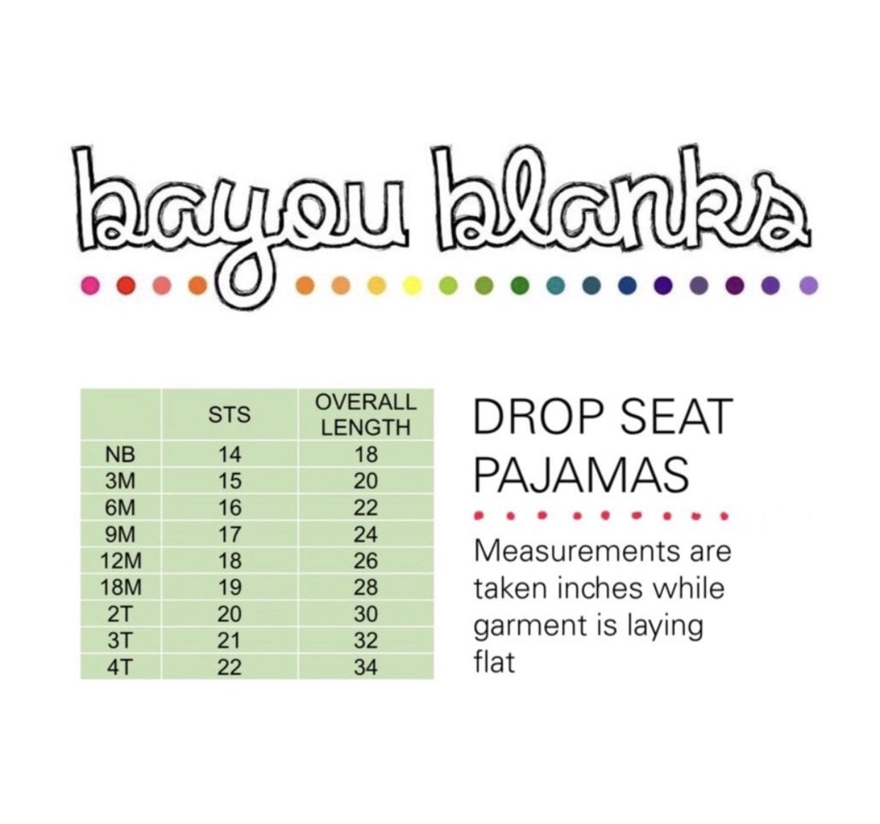 Pajamas - Drop Seat