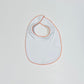 IMPERFECT Picot Trim Bib - PLEASE READ DESCRIPTION