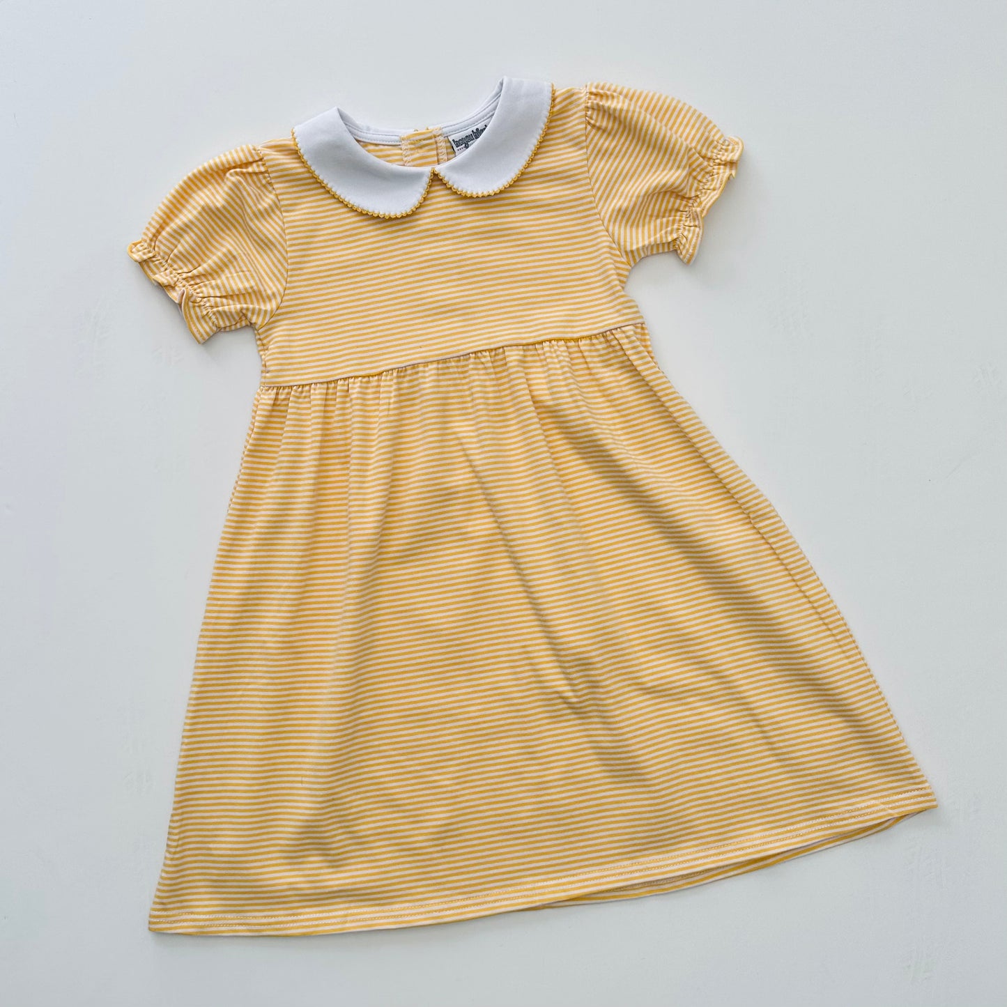 peter pan collar dress Knit Stripe Peter Pan Collar Dress