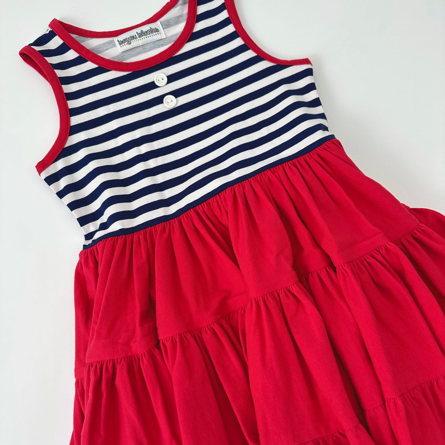 Red + Navy Stella Dress