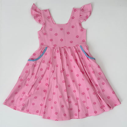 Paw Print Nora Romper