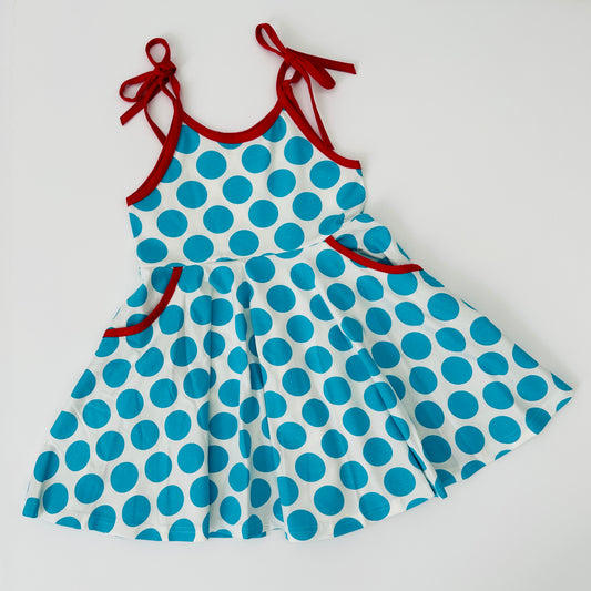 Jumbo Dot Abby Dress