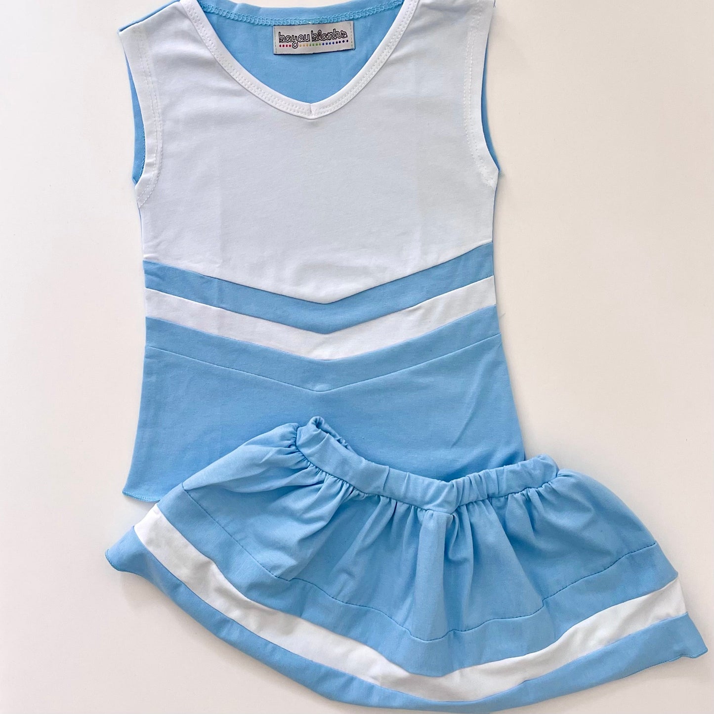 #16—Carolina Blue/White Cheer Outfit