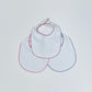 IMPERFECT Picot Trim Bib - PLEASE READ DESCRIPTION