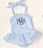 Seersucker Swim - GIRL 1PC