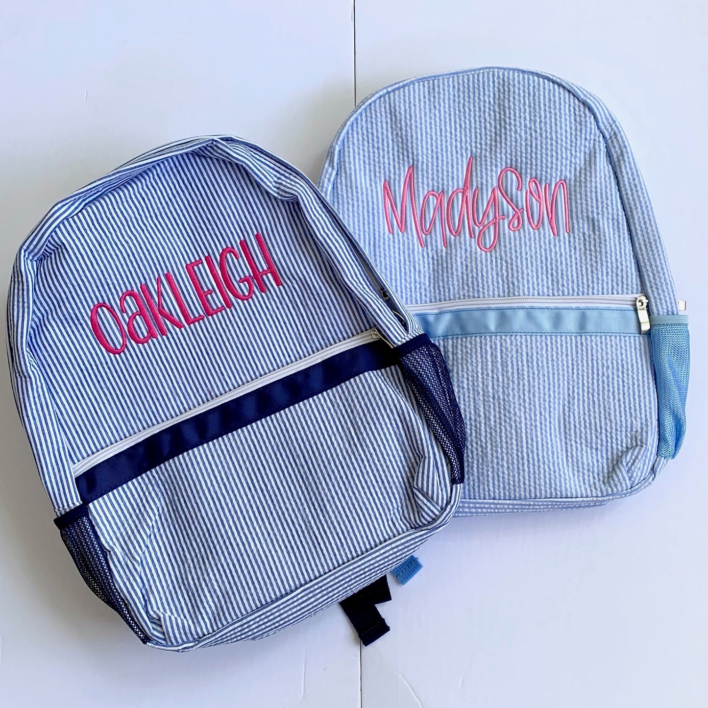 Seersucker Full-Size Backpack