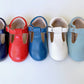 Navy T-Strap Shoes