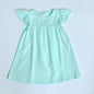 Flutter Sleeve Dress—Mint