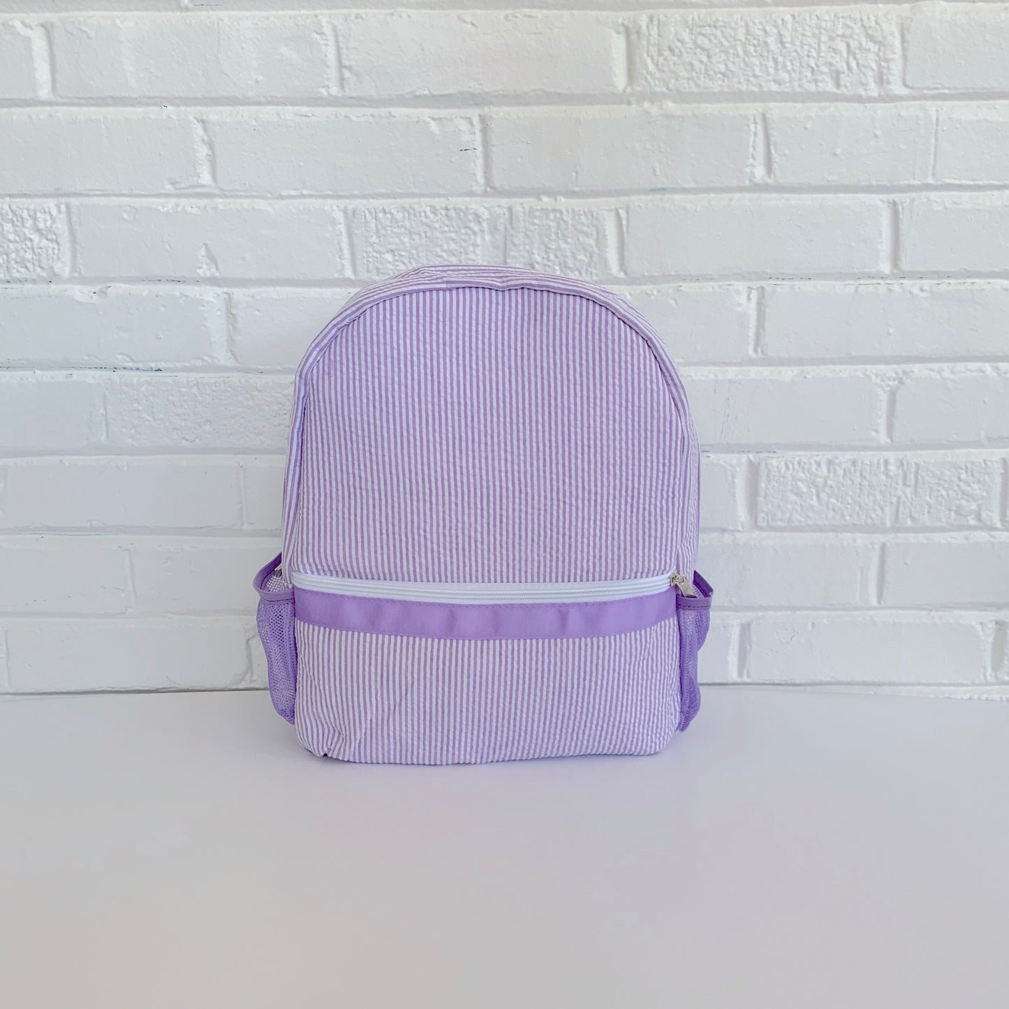 Seersucker Full-Size Backpack