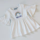 Ruffle Tunic—White