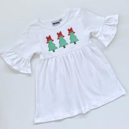 Ruffle Tunic—White