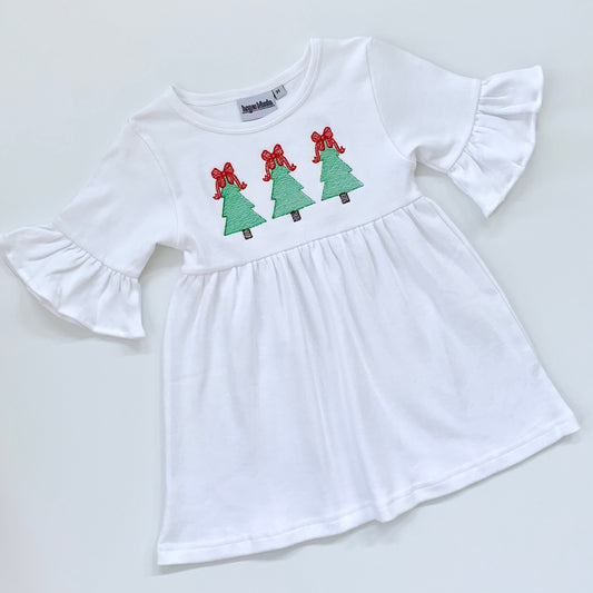 Ruffle Tunic—White