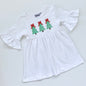 Ruffle Tunic—White