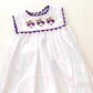 White Dress with Ric Rac Trim