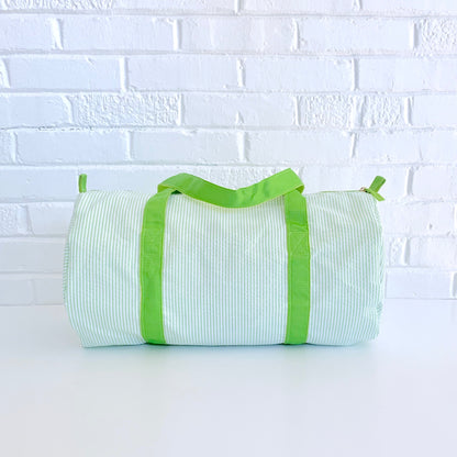 Seersucker Duffles - OLD Style with Gold Zipper