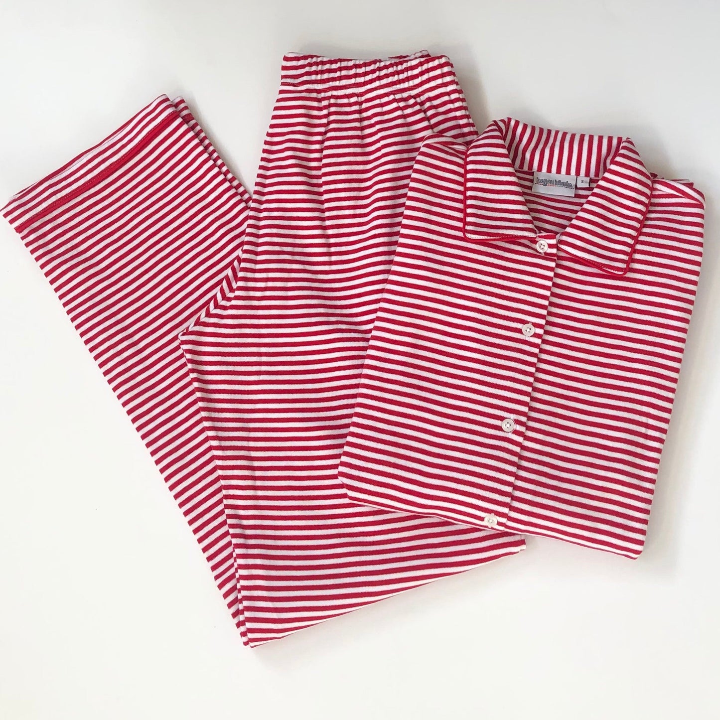 Adult Pajama Set - Red Stripe