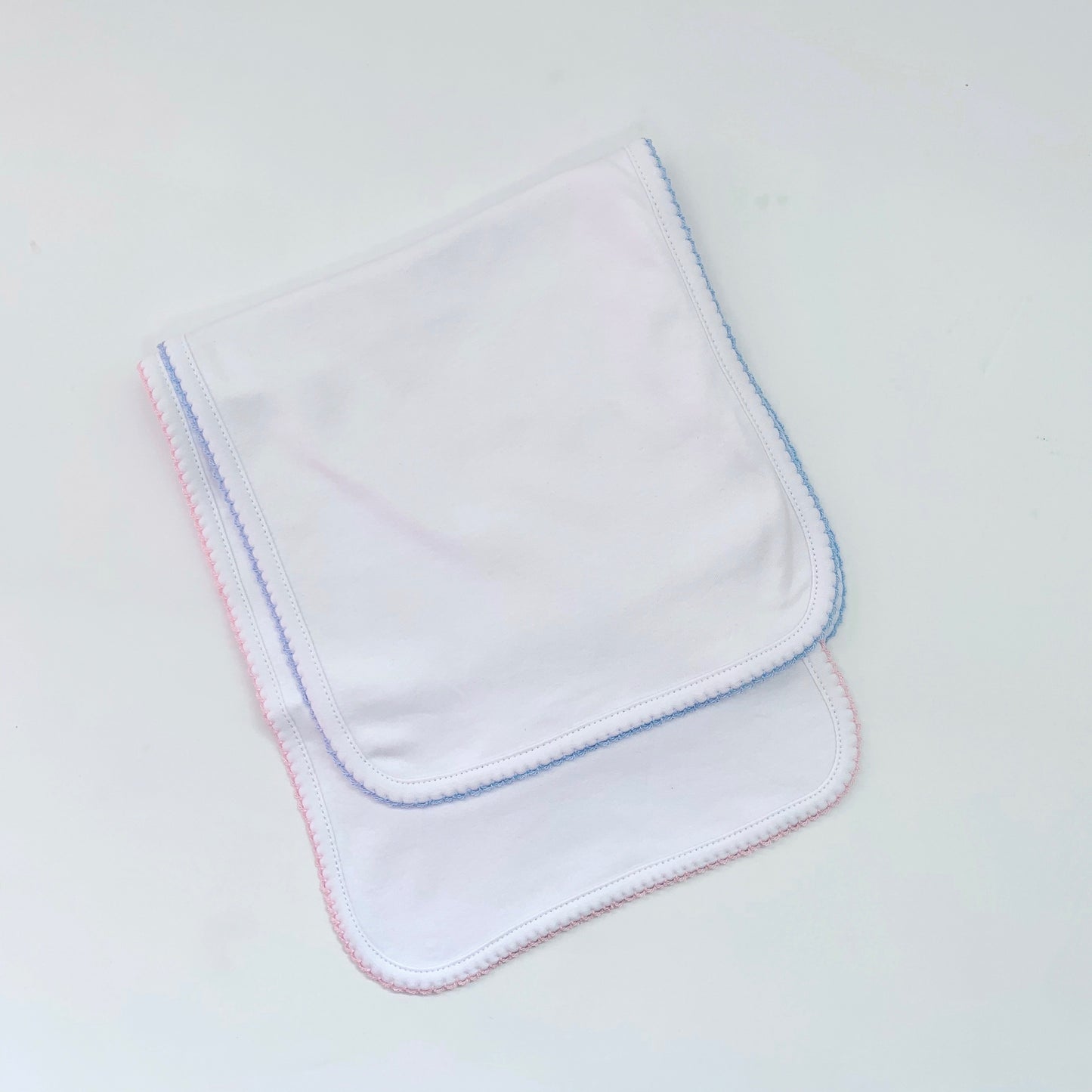 Picot Trim Burp Cloth