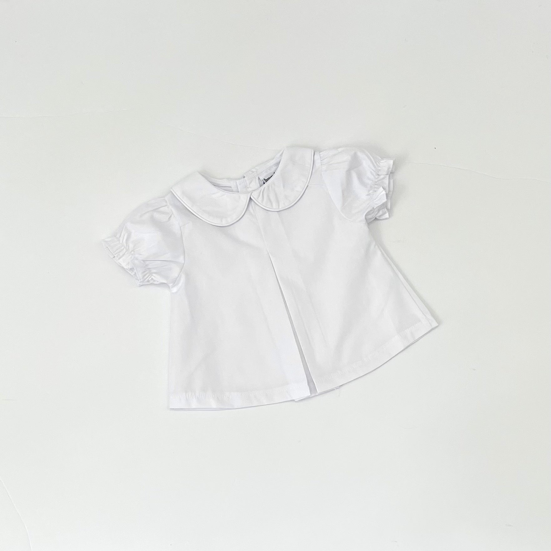 Pleated Peter Pan Diaper Shirt - Girl – Bayou Blanks